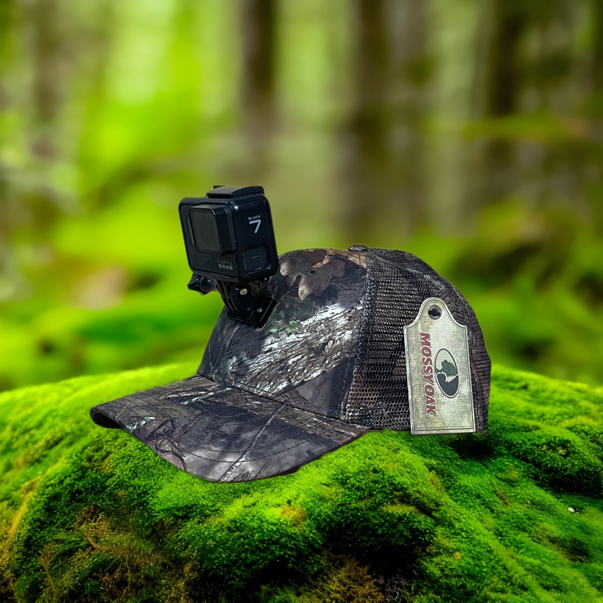 #ActionHatCustom: Mossy Oak Break Up Country Camo Mesh Curved Bill