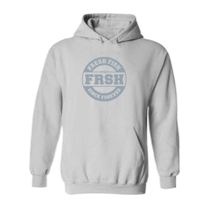 #FRESHFISH Classic Heavy Hoodie - Gray Print