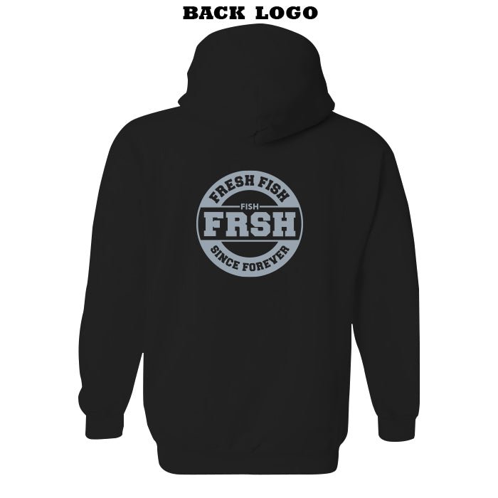 #FRESHFISH Classic Heavy Hoodie - Gray Print