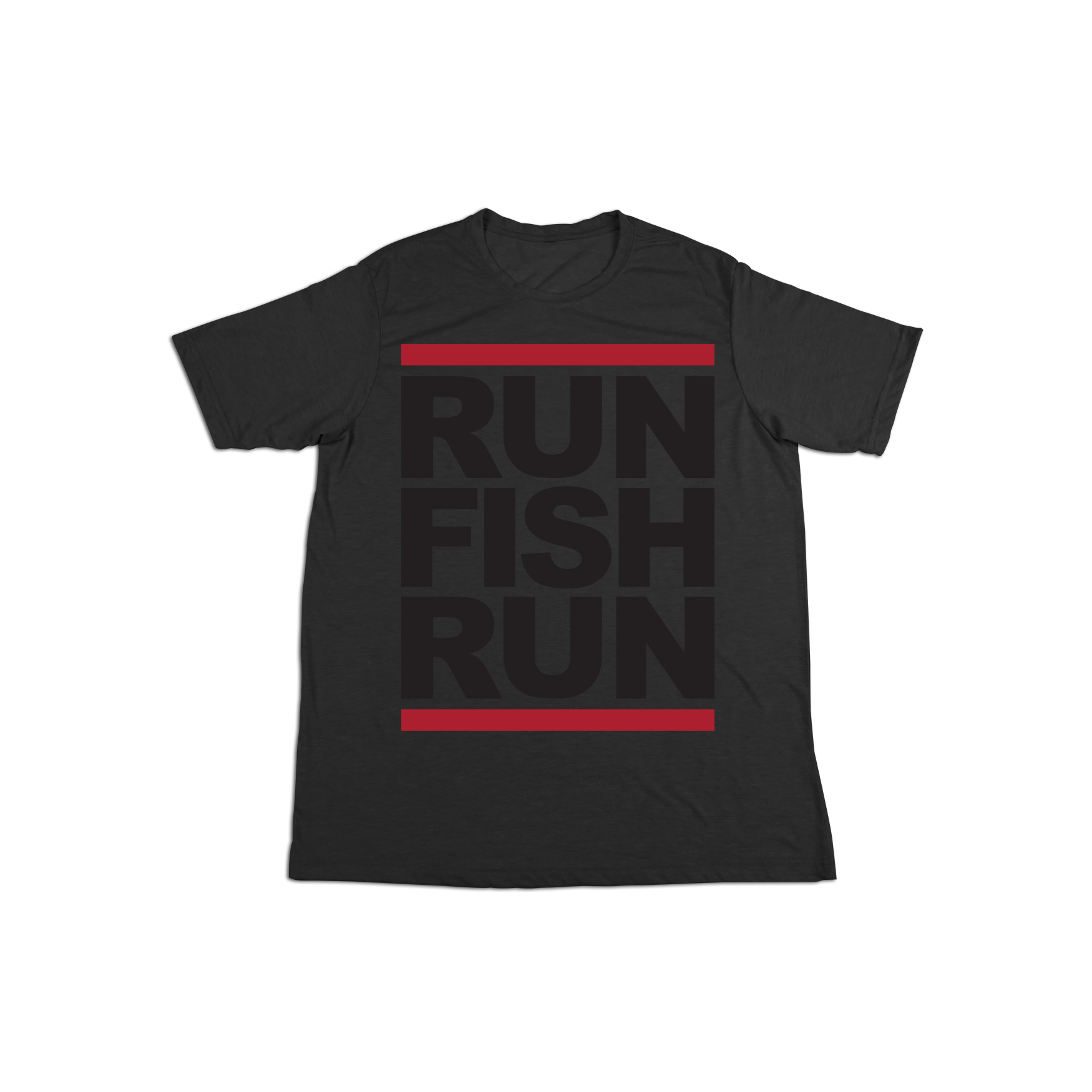 #RUNFISHRUN YOUTH Soft Shirt - Black - Hat Mount for GoPro