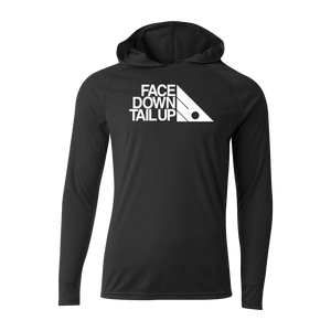 #FACEDOWNTAILUP Performance Long Sleeve Hoodie