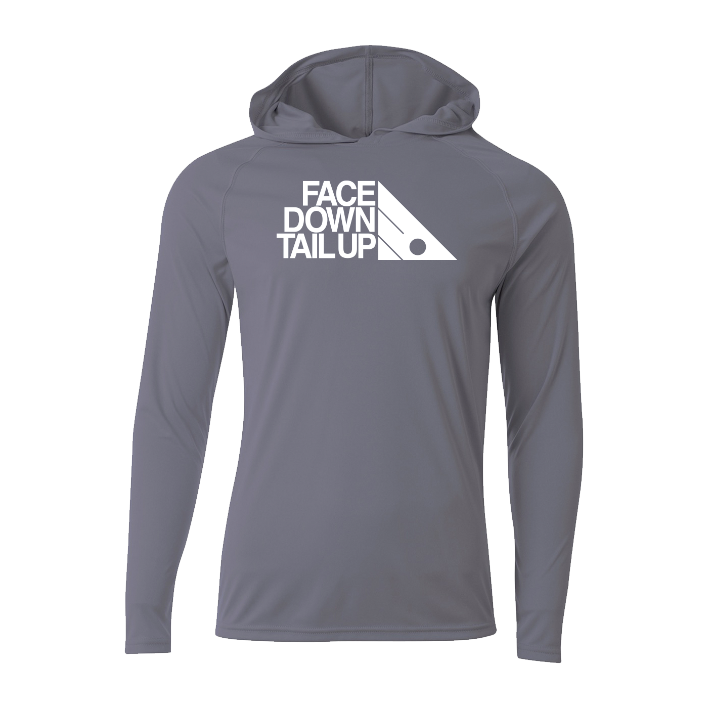 #FACEDOWNTAILUP Performance Long Sleeve Hoodie