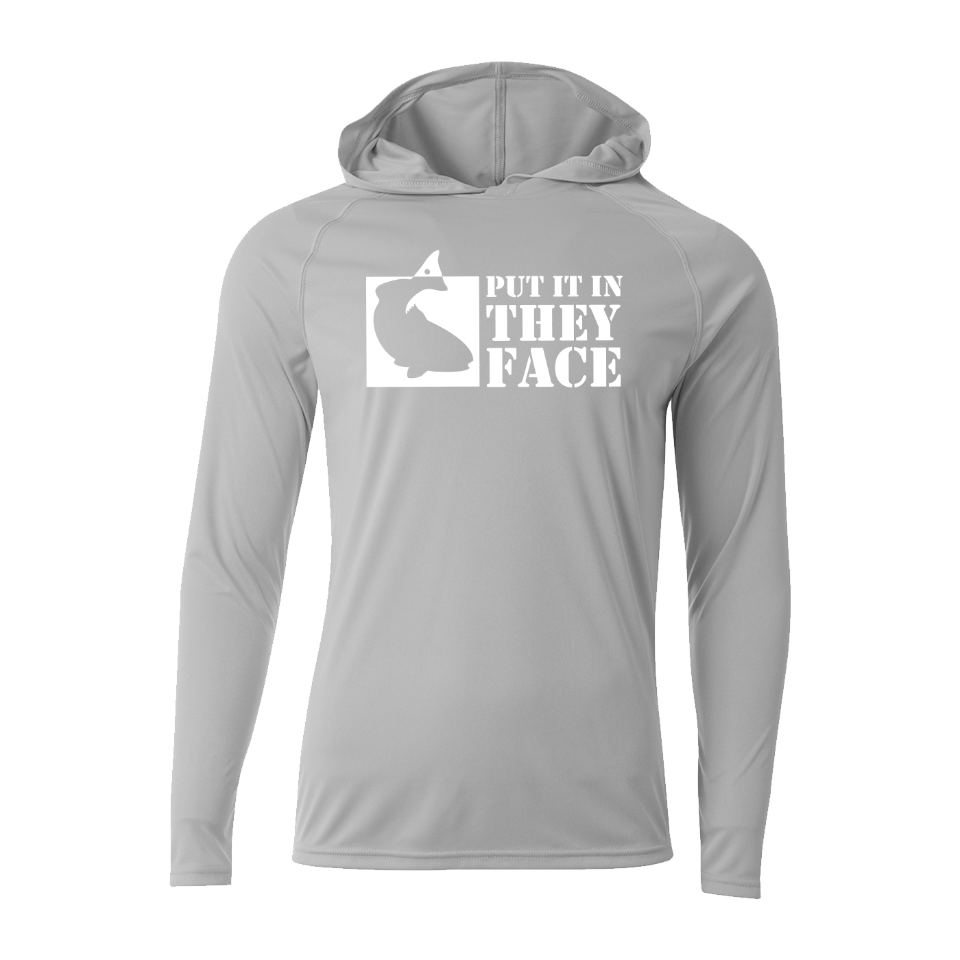 #PUTITINTHEYFACE Performance Long Sleeve Hoodie