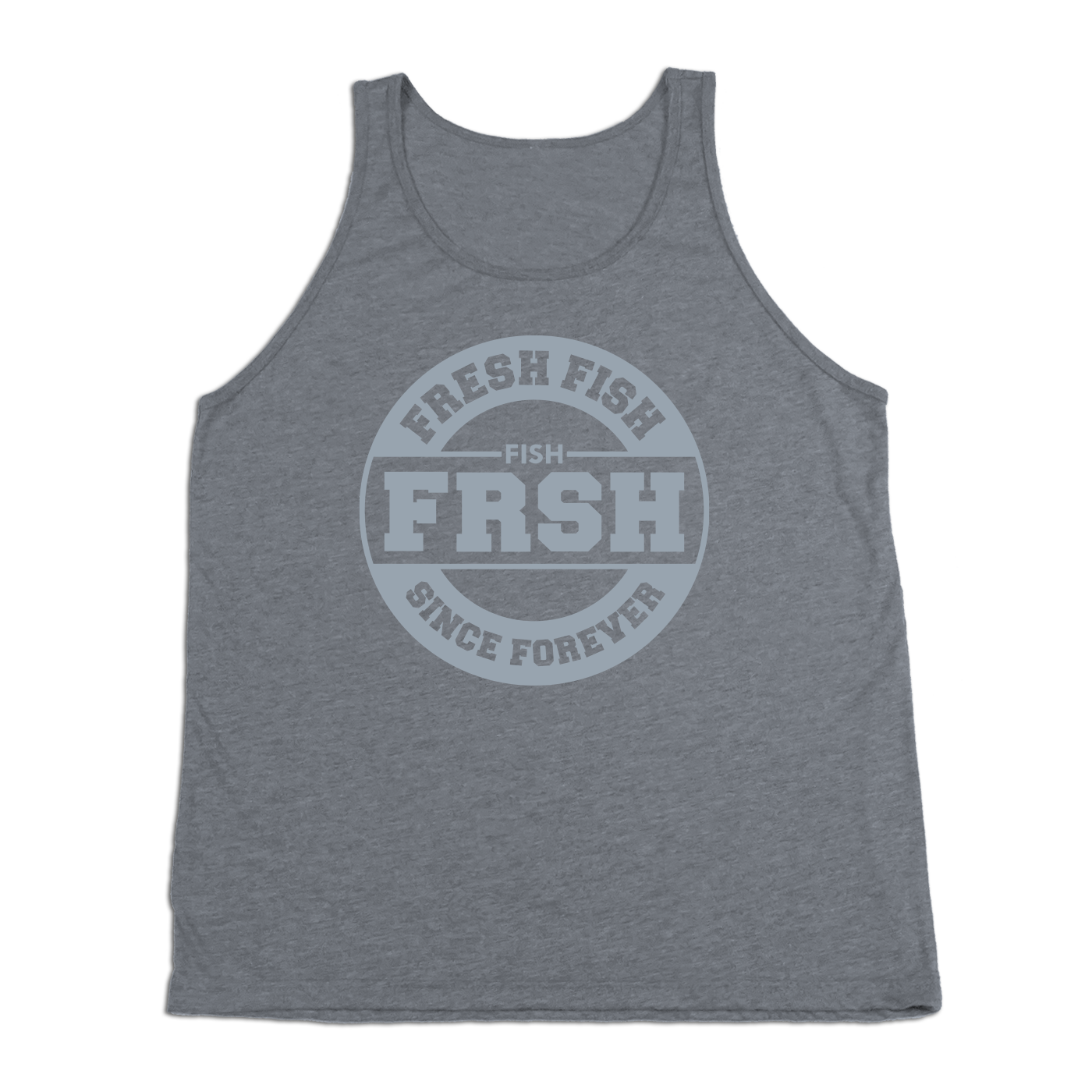 #FRESHFISH TriBlend Tank Top - Gray Print