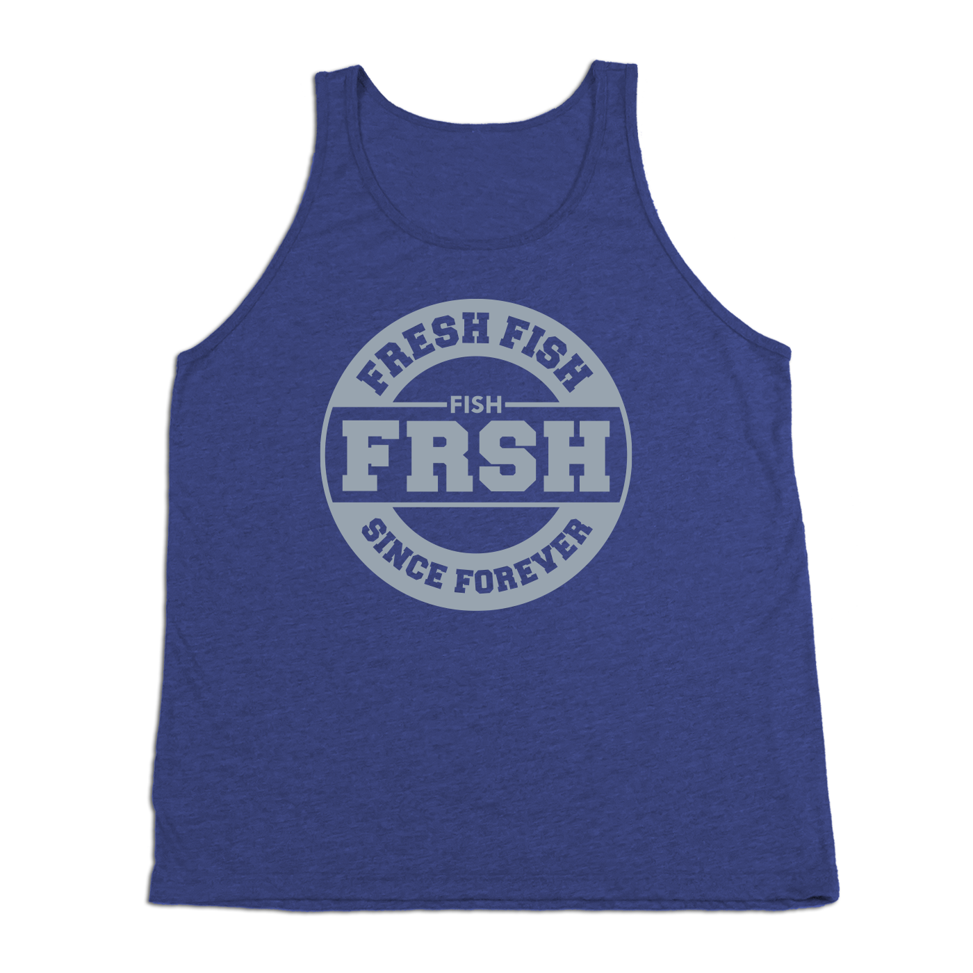 #FRESHFISH TriBlend Tank Top - Gray Print