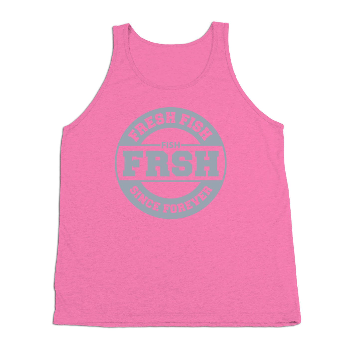 #FRESHFISH TriBlend Tank Top - Gray Print