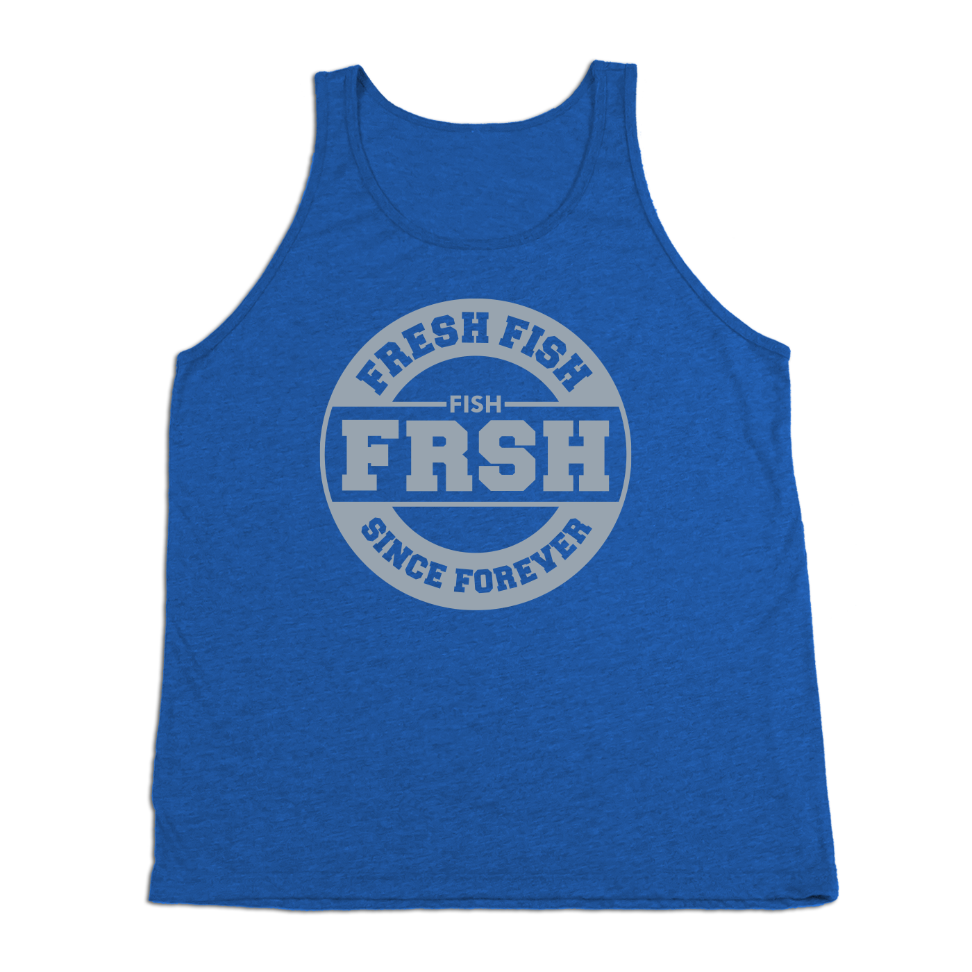 #FRESHFISH TriBlend Tank Top - Gray Print