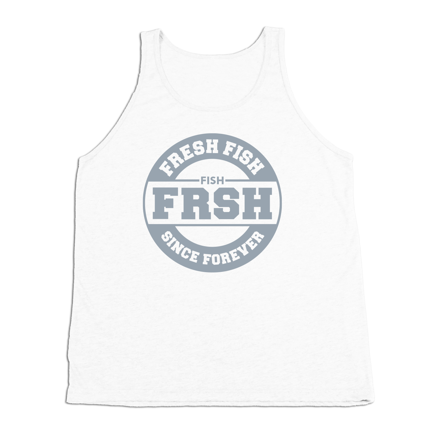 #FRESHFISH TriBlend Tank Top - Gray Print